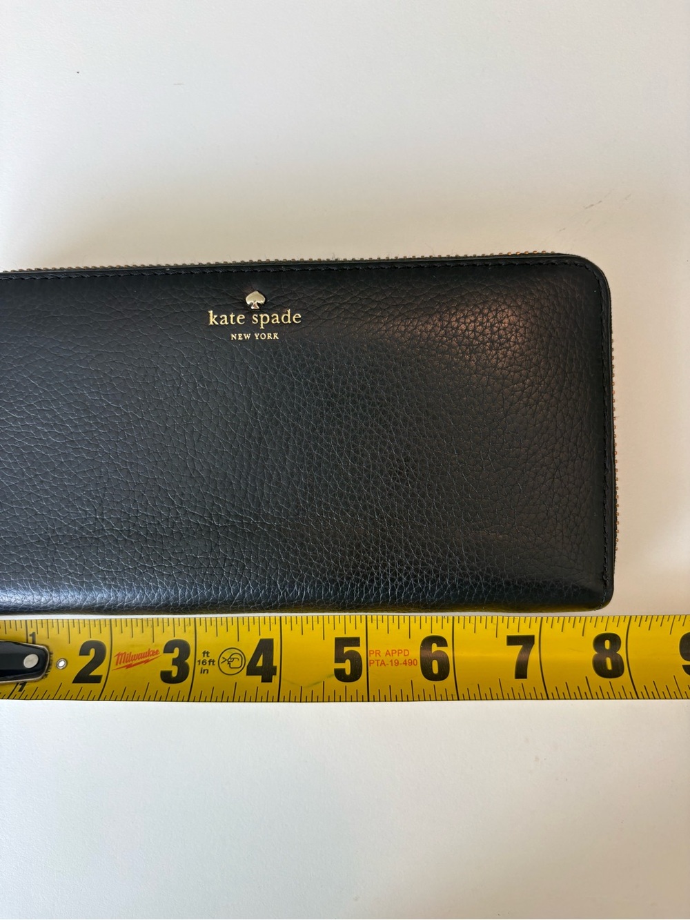 Kate spade Black leather Wallet full zip - Picture 10 of 12